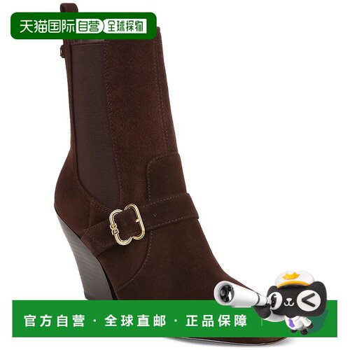 美国直邮SAM EDELMAN 女士蝴蝶结靴子爆款女鞋短靴西部靴牛仔尖头