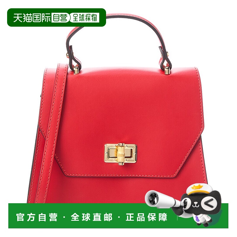 自营persaman new yorkPersaman纽约Sadie16皮制手提包-红色 美国