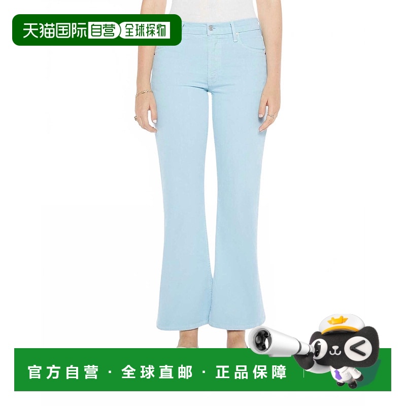 自营 motherHigh Rise Bookie Flood Bootcut Jeans In The Devil