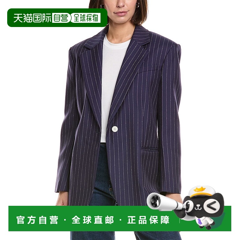 自营Sandro Suit Blazer - blue 美国奥莱直发