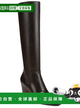 自营Franco Sarto L-Jonie Leather Bootie - brown 美国奥莱直发