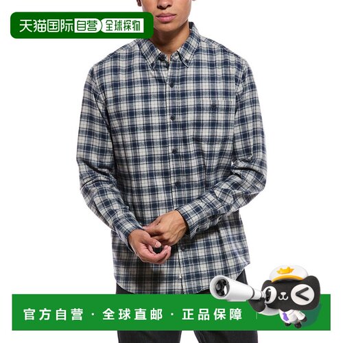 美国直邮自营weatherproof vintage防风雨复古拉绒法兰绒衬衫-紫