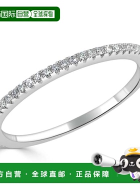 自营sabrina14K White Gold Diamond Eternity Band - white gold