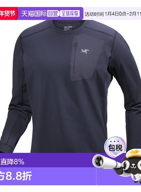加拿大Arcteryx始祖鸟RHO LT男轻量保暖圆领抓绒衣