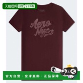 Nyc 605 Script Tee 自营Aeropostale red Graphic dark 美国奥