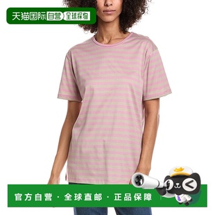 粉红色 自营Marimekko T恤 Tasaraita 美国奥莱直发 短