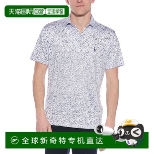 美国奥莱 自营 紫色 TailorByrd 直发 Ditzy花卉性能Polo衫