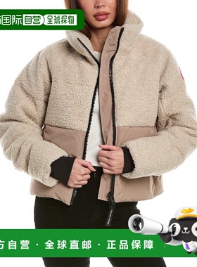 自营Canada Goose Elora Wool-Blend Puffer Jacket - brown 美国