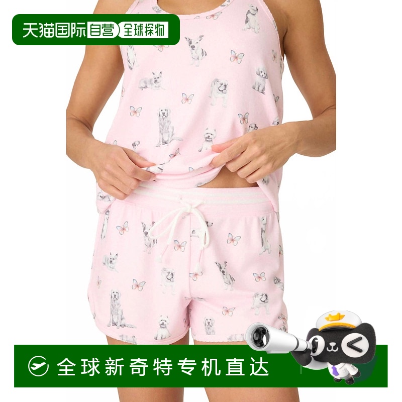 自营 pj salvage蝴蝶林休闲短裤粉红色-粉红色 美国奥莱直发