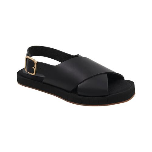自营Andre Assous Pepper Leather Sandal - black 美国奥莱直发