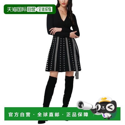 自营Diane von Furstenberg 切尔西羊毛混纺连衣裙 - 黑色 美国奥