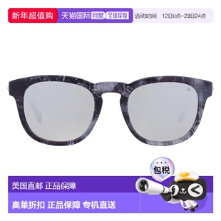 自营John Varvatos Smoke Oval Men's Sunglasses SJV555 0BLE 50