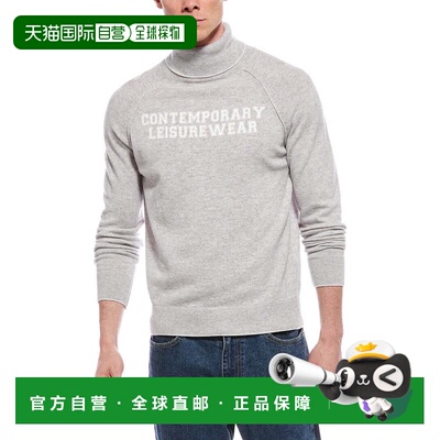 自营Eleventy羊绒高领毛衣-灰色 美国奥莱直发