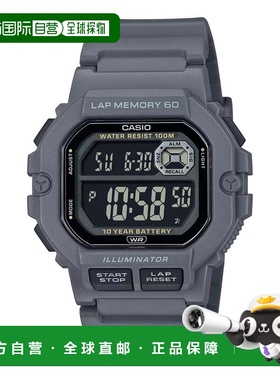 自营Casio Men’s Dark Grey and Black Digital Sport Watch wit