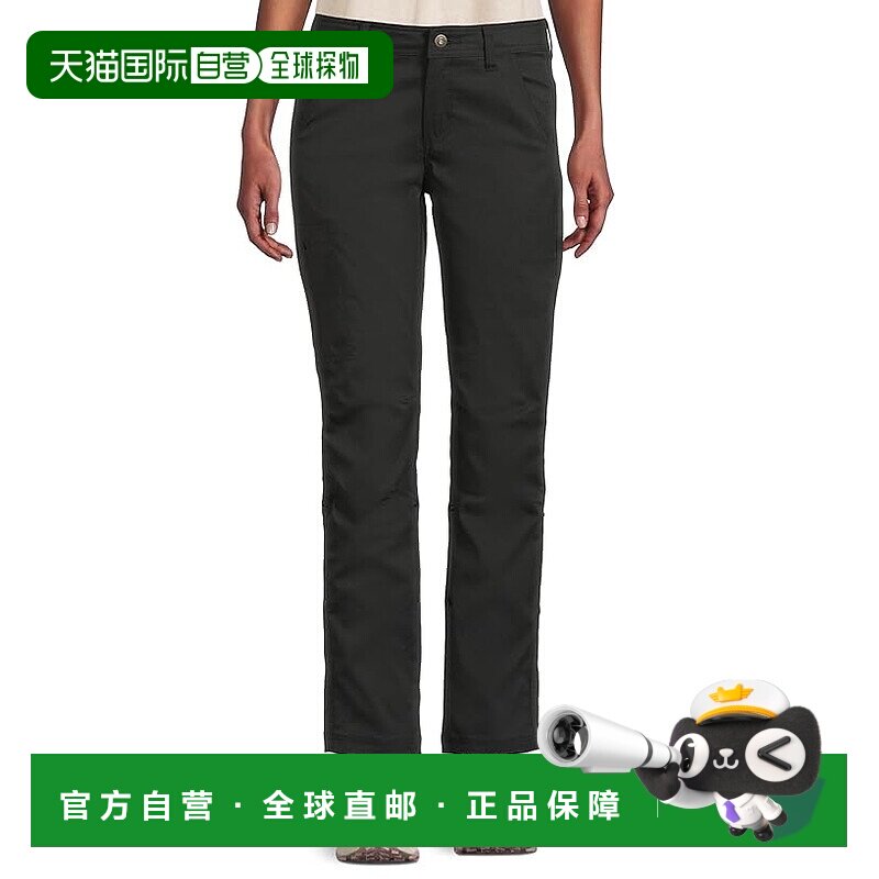 1h可退 香港直邮潮奢 prana 女士 Zion 弹力中腰长裤 black黑色