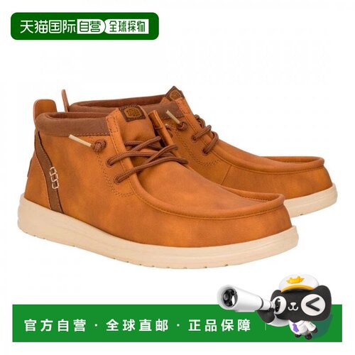 自营Hey Dude Wally Mid Gripr Classic 42051-2du男士干邑休闲鞋