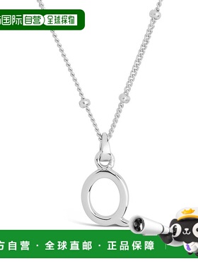 sterling forever925 纯银初始项链与串珠链 - silver-q 【美国奥