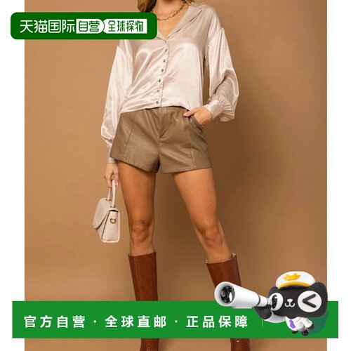 自营 gilli香槟色大廓形飘逸衬衫 - 香槟色 美国奥莱直发
