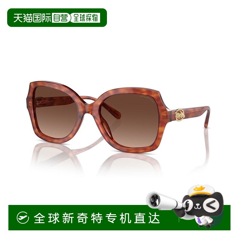 1h可退 【美国直邮】coach 女士 太阳镜蔻驰眼镜正品百搭显