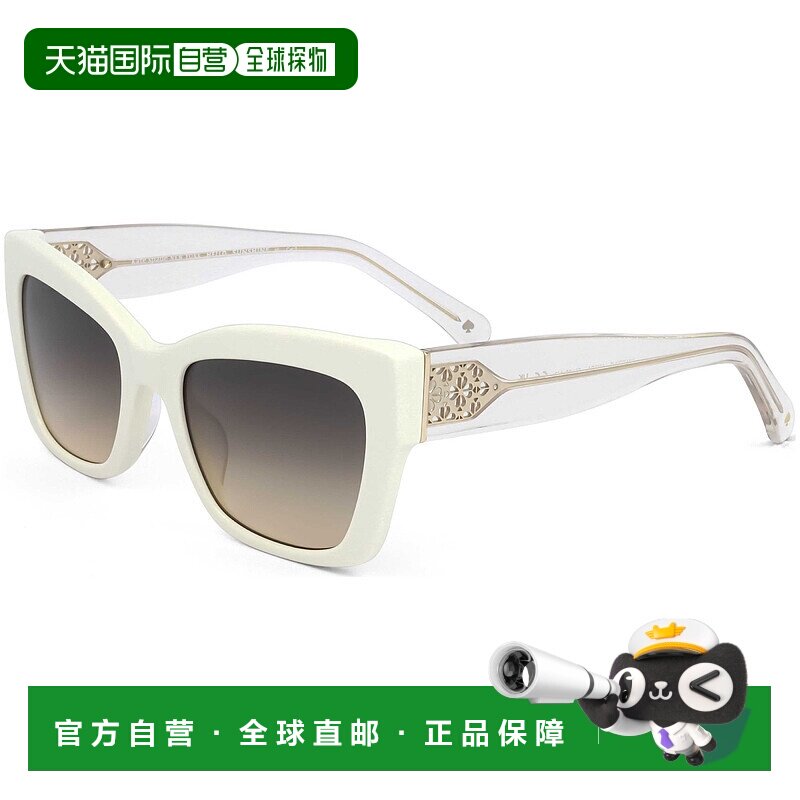 自营 Kate Spade女士53毫米棕色太阳镜-白色 美国奥莱直发