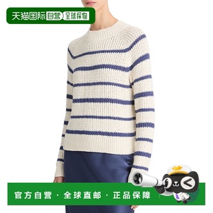 white 自营Vince Pullover Stripe 美国奥莱直发毛衣 Ribbed
