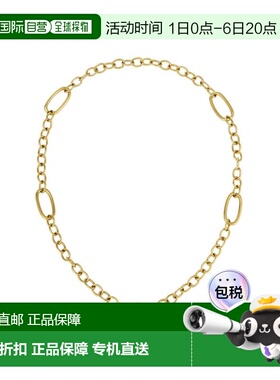 自营adorniaTarnish Resistant 18k Gold Plated Mixed Link Togg