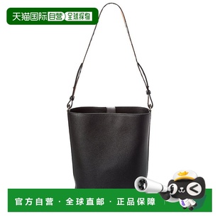 Black 自营Burberry Bag Bucket 斜挎包美国奥莱直发 Leather