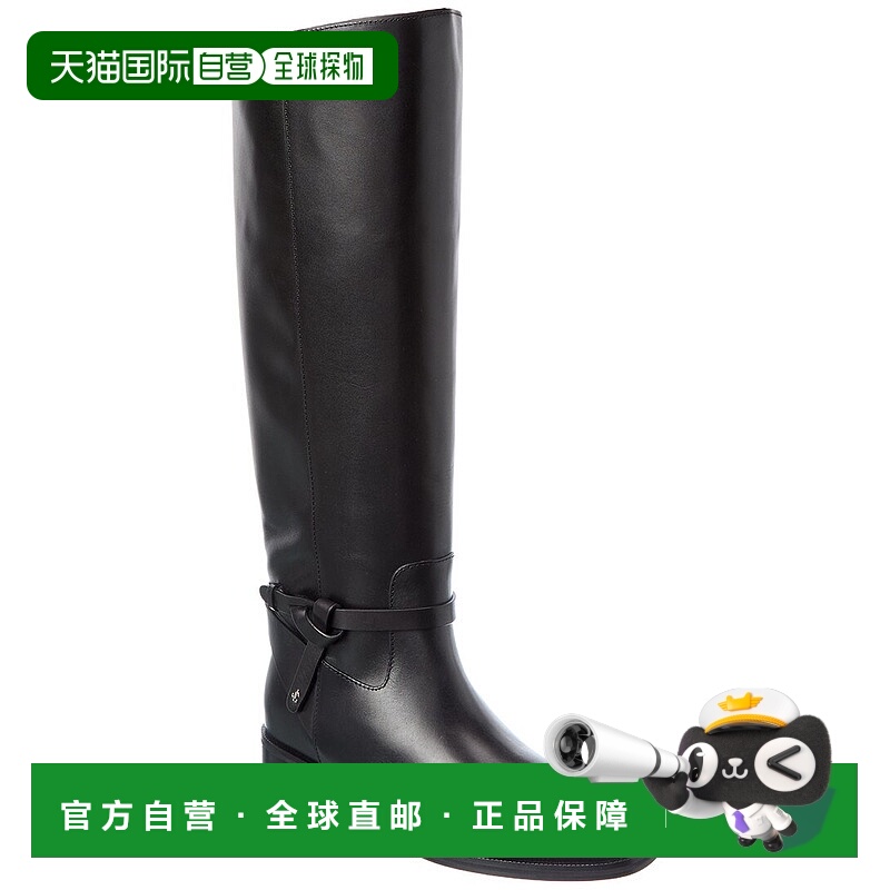自营Jimmy Choo Lawton KB Leather Knee-High Boot - black 美国