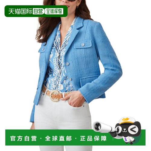 自营J.McLaughlin Claudie Jacket - blue 美国奥莱直发外套