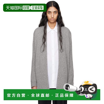 1h可退 香港直邮潮奢 The Row 女士 灰色 Fulham 开衫 5584Y187