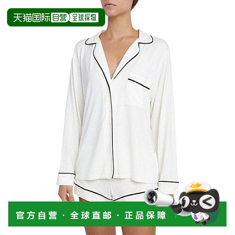 1h可退 【美国直邮】Eberjey|Gisele 2 件套滚边睡衣套装