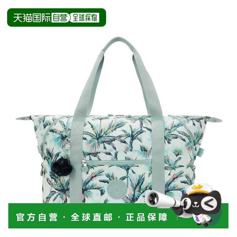 自营Kipling中号艺术印花手提袋-更多棕榈树手提包 美国 美国奥