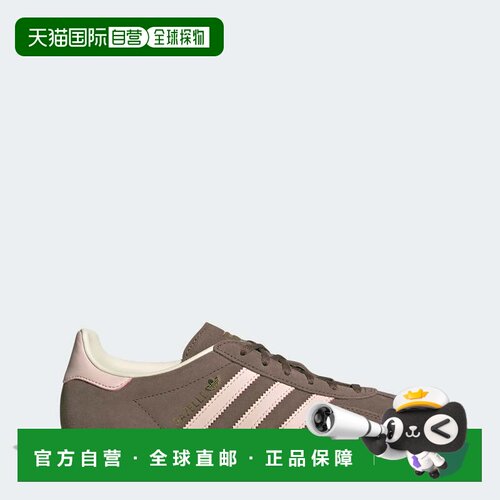 自营女士adidas GAZELLE室内鞋-earth strata / wonder quartz /
