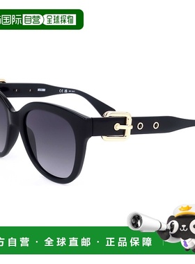 自营 Moschino女式54毫米黑色太阳镜-黑色 美国奥莱直发