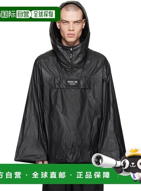 1h可退 香港直邮潮奢 Balmain 巴尔曼 男士 黑色 Main Lab 大衣 C