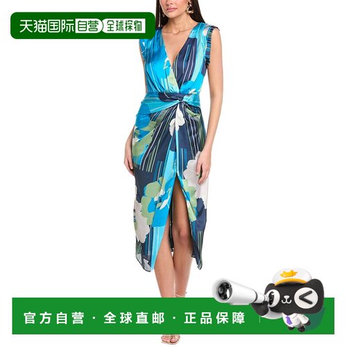 自营Ramy Brook Amore Morgan Midi Dress - blue 美国奥莱直发