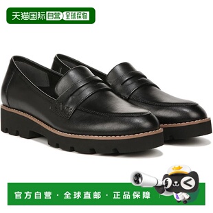 自营Vionic Cheryl II Loafers Women's Black Leather Round Toe