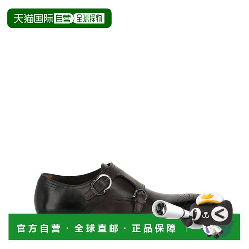 自营salvatore ferragamoBrighton Monk Strap Shoes - Extra Wid