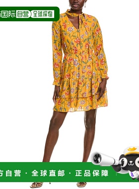 自营 Nanette Nanette Lepore Midi连衣裙-黄色 美国奥莱直发