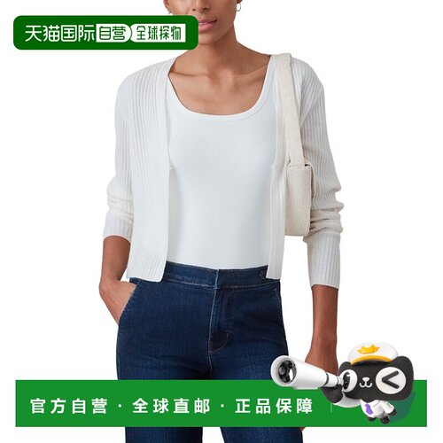自营J.McLaughlin Imogen Cashmere Sweater - ivory 美国奥莱直
