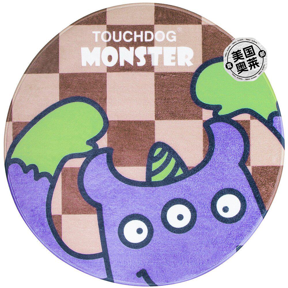 touchdog 卡通三眼怪物圆形猫狗垫 【美国奥莱】直发