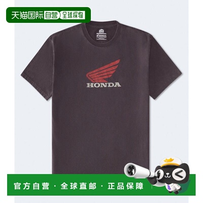 自营Aeropostale Honda Motocross休闲图形t恤-灰色 美国奥莱直发