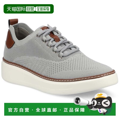 自营vance co.Vance Norris 中宽系带休闲针织运动鞋 - 灰色 美国
