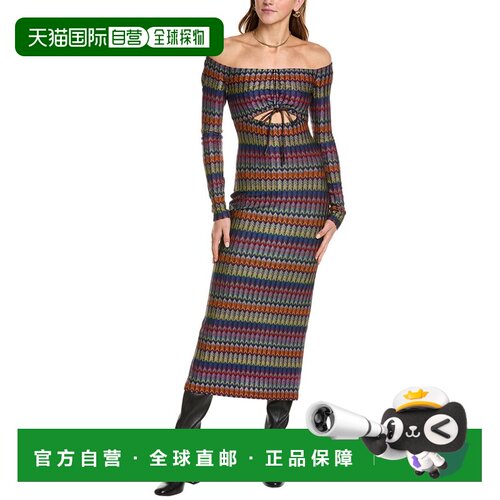 自营Ramy Brook Natalie连衣裙-红色 美国奥莱直发