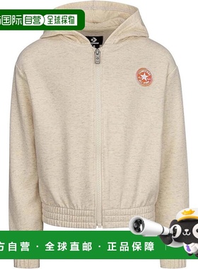 自营Converse Hoodie Girls Coconut Fleece Stretch Drop Should