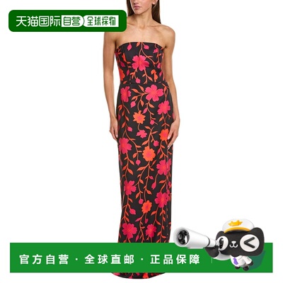自营Rene Ruiz露肩礼服-黑色 美国奥莱直发