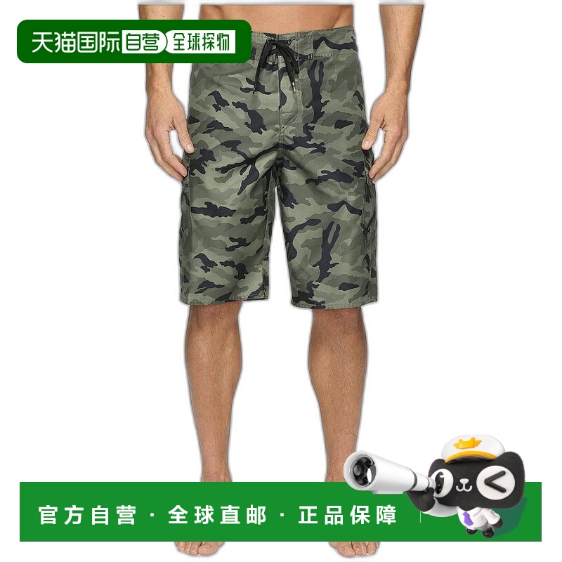 1h可退 【美国直邮】Quiksilver|Manic Camo 22 英寸沙滩短裤