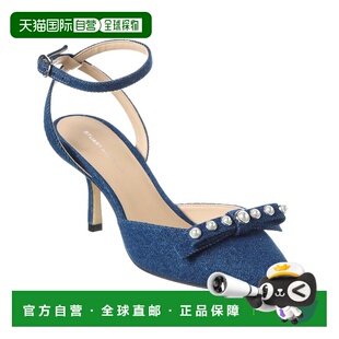 Strap 美国奥 自营Stuart Luella Pump blue Denim Weitzman
