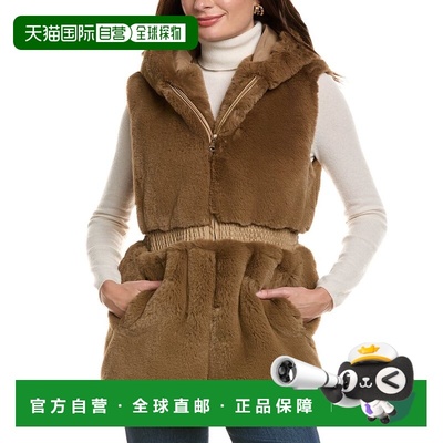 自营la fiorentinaLa Florence束腰背心-棕色 美国奥莱直发