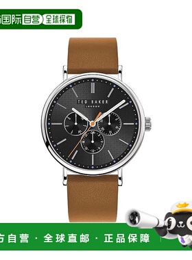 自营 Ted Baker TB Timeless Phylipa男士手表-棕色 【美国奥莱】